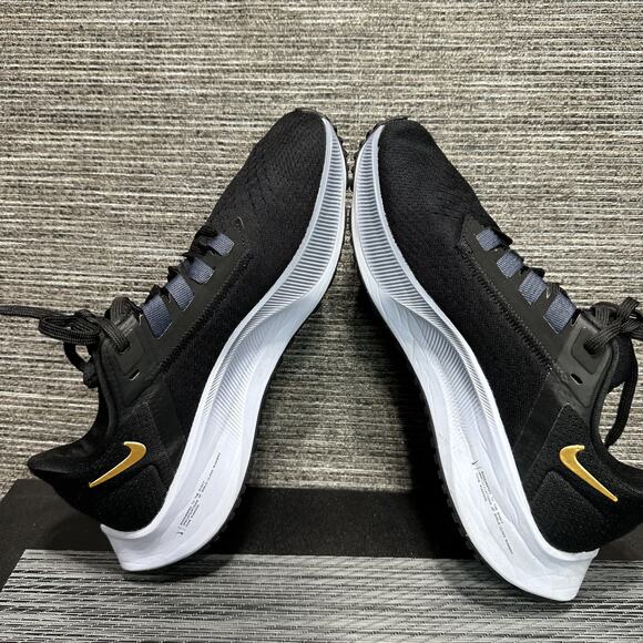 Nike Air Zoom Pegasus 38 CW7358-004 Black Running Shoes Sneakers - Womens Size 8 - Picture 11 of 14